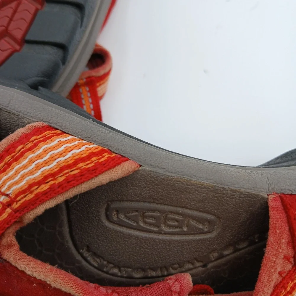 Keen Shoes‎ Womens Red Orange Waterproof Outdoor Sandals Hiking Water EU 39 US 8